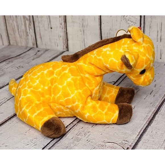 1995 Vintage Twigs Giraffe Beanie Baby, PVC Pellets, Tag Errors, Hants UK - Picture 2 of 10
